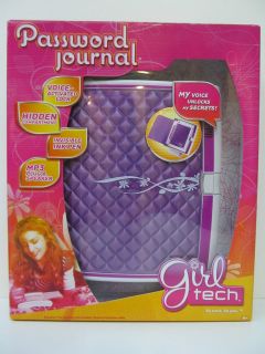   Purple PASSWORD JOURNAL 7   Eletronic Journal for GIrls w/  Plug