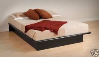 Bedroom Furniture Black Queen Size Platform Bed Frame