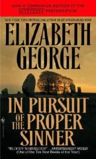In Pursuit of the Proper Sinner by Elizabeth George 2000, Paperback 