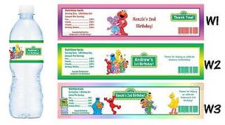   Elmo ~ Printed Water Bottle Labels Birthday Party Favors Supplies