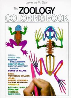 Zoology Coloring Boo by Lawrence M. Elson 1982, Paperback