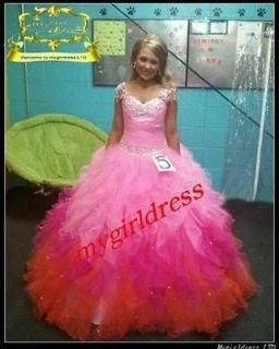 New Nice Ball Gown Girl Prom Pageant Dress Dance Party Dress Formal 