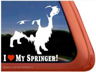 SPRINGER MOM ~ High Quality English Springer Spaniel Dog Window 