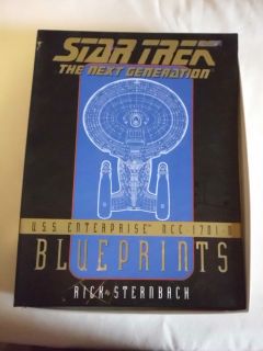 STAR TREK N.G. **U.S.S ENTERPRISE NCC 1701 D BLUE PRINTS 