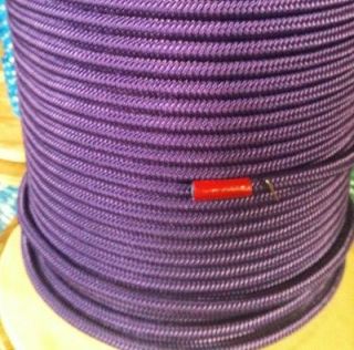 Double braid firm rope Halter Cord rope 1/4 x 100 Purple