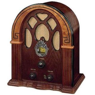 1930s Era CROSLEY COMPANION AM/FM ANALOG RADIO TUNER CATHEDRAL Classic 