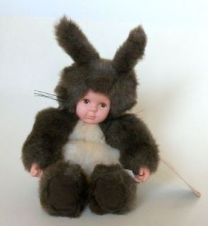 Anne Geddes Baby Squirrel Plush Beanbag Unimax Toys 6 1998