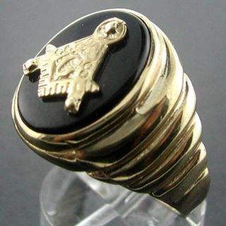 masonic rings in Vintage & Antique Jewelry