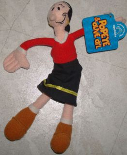 POPEYE OLIVE OYL APPLAUSE DOLL FIGURE NEW WITH TAG NWT PLUSH