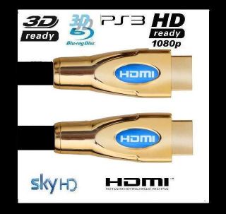 HDMI Cable v1.4 1m/2m/3m/5m/10​m High Speed Ethernet Gold 1080p 3D 