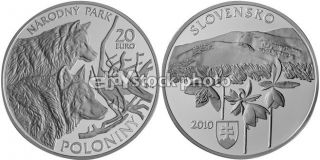 Slovakia 20 Euro, 2010, Poloniny National Park