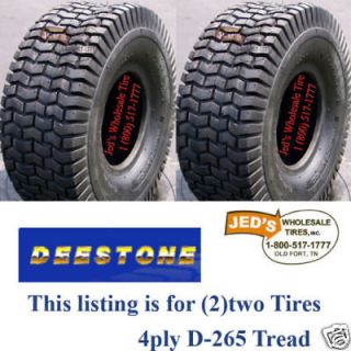 15x6.00 6 15 600 6 Riding Lawn Mower Turf Tires 4ply