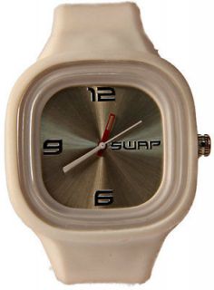 Pack* NEW SWAP WATCH Silicone Flex Style Unisex Wrist Watch Mens 