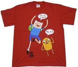 Adventure Time With Finn & Jake Im On a Shirt Licensed Adult T Shirt 