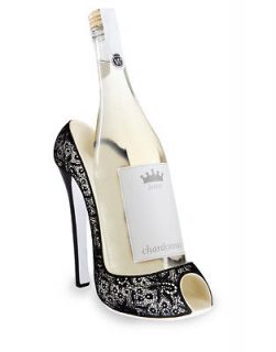 Black Lace HighHeel Wine Bottle Holder TW Shoe223