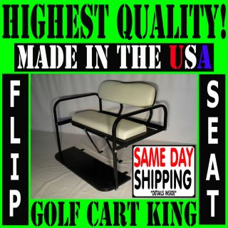 Club Car DS Golf Cart Rear Flip Back Folding Seat Kit