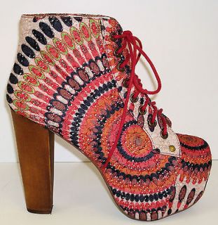 jeffrey CAMPBELL LITA FAB (RED FEATHER )