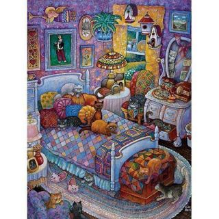 MORE CATS AND QUILTS by Bill Bell    NEW    1000 piece Puzzle
