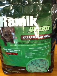 Ramik Green Rat and Mouse Poison 4lb Resealable Pouch
