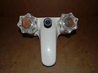 RV BATHROOM FAUCET WITH SHOWER HOOKUP COLOR WHITE
