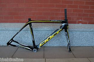 Ciocc Rydon Carbon Road Frame and Fork Size Large Black/Yellow