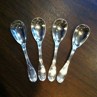 Early American Coin Silver Egg Spoons Mulford Wendell & Co Albany NY 