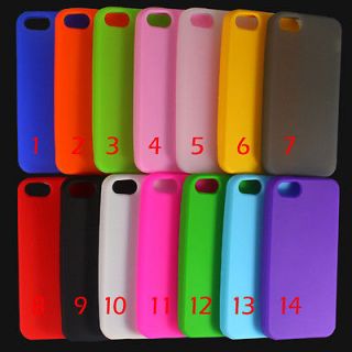 10PCS CUTE SOFT SILICONE BACK CASE SKIN COVER FOR APPLE IPHONE 5, QAI