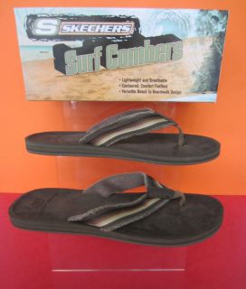 MENS SKECHERS Brisino Flipflop/Sanda​l available in Brown