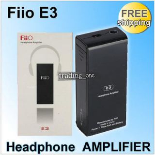 FIIO E3 HEADPHONE AMPLIFIER AMP 3.5mm EARPHONE  MP4