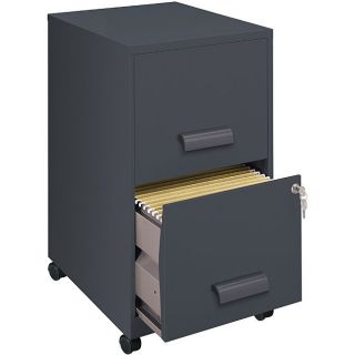   Graphite 2 drawer Mobile File Cabin   2 drawer steel file cabinet