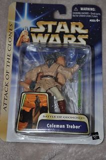 STAR WARS ATTACK OF THE CLONES BATTLE OF GEONOSIS COLEMAN TREBOR 2003 