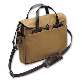 FILSON ORIGINAL BRIEFCASE 70256 256 TAN BROWN OTTER GREEN