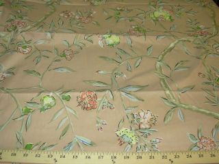 YDS~BRUNSCHWIG & FILS~CHINESE BLOSSOMS~CHINT​Z DRAPERY 