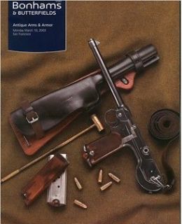 BB Auction catalog Antique Arms, Armor, Guns March 2003 San Francisco 