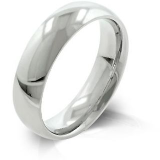   STAINLESS STEEL MENS or WOMENS PLAIN WEDDING/ENGAGE​MENT BAND RING