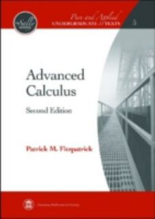 Advanced Calculus by Patrick M. Fitzpatrick 2009, Hardcover, Revised 