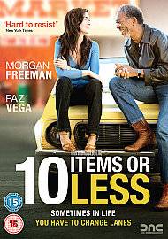 10 ITEMS OR LESS (DVD) PAZ VEGA, MORGAN FREEMAN   BRAND NEW & SEALED 