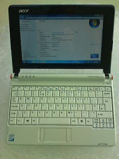 Acer Aspire One ZG5 White Netbook Laptop 9 8.9 1GB 1.6GHZ 8GB 
