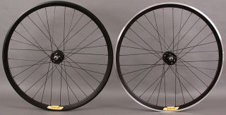 Velocity Deep V ALL BLACK Fixed Gear Track Bike Singlespeed Wheels 