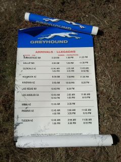 Greyhound Bus Schedule 2007 Flagstaff AZ