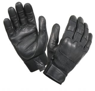 Cut and Flame Resistant Kevlar Tactical Gloves in Black