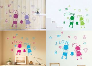 Children Graffiti Art Wall Stickers Decal Wallpaper #Cartoon0065WW