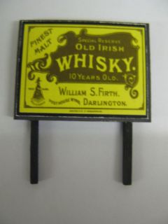 Model Railway Billboard   Special Reserve Old Irish Whisky