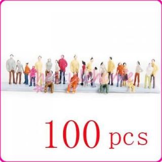 100 Painted Model People Train Scenery Set Scale 1150
