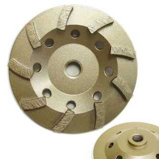 Standard Concrete Turbo Diamond Grinding Cup Wheel 9 Segs. 5/8 