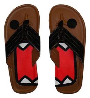Domo Kun Face Japan Cool Flip Flops Sandals