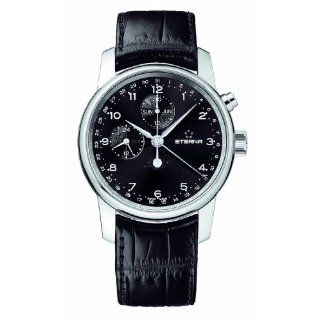   Stainless steel Moon Phase Chronograph Watch Watches 