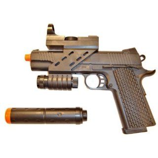 CYMA P619A Airsoft Spring Pistol w/ Laser Scope Flashlight 