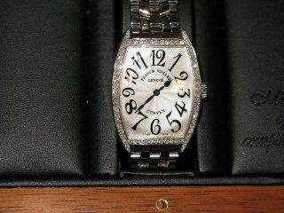 NEW FRANCK MULLER MENS DIAMONDS CURVEX WATCH 2852 QZ Watches  