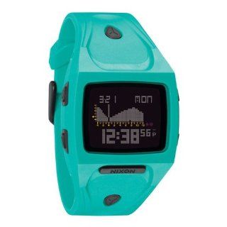 Nixon Small Lodown Watch   Womens Black/Teal, One Size Watches 
